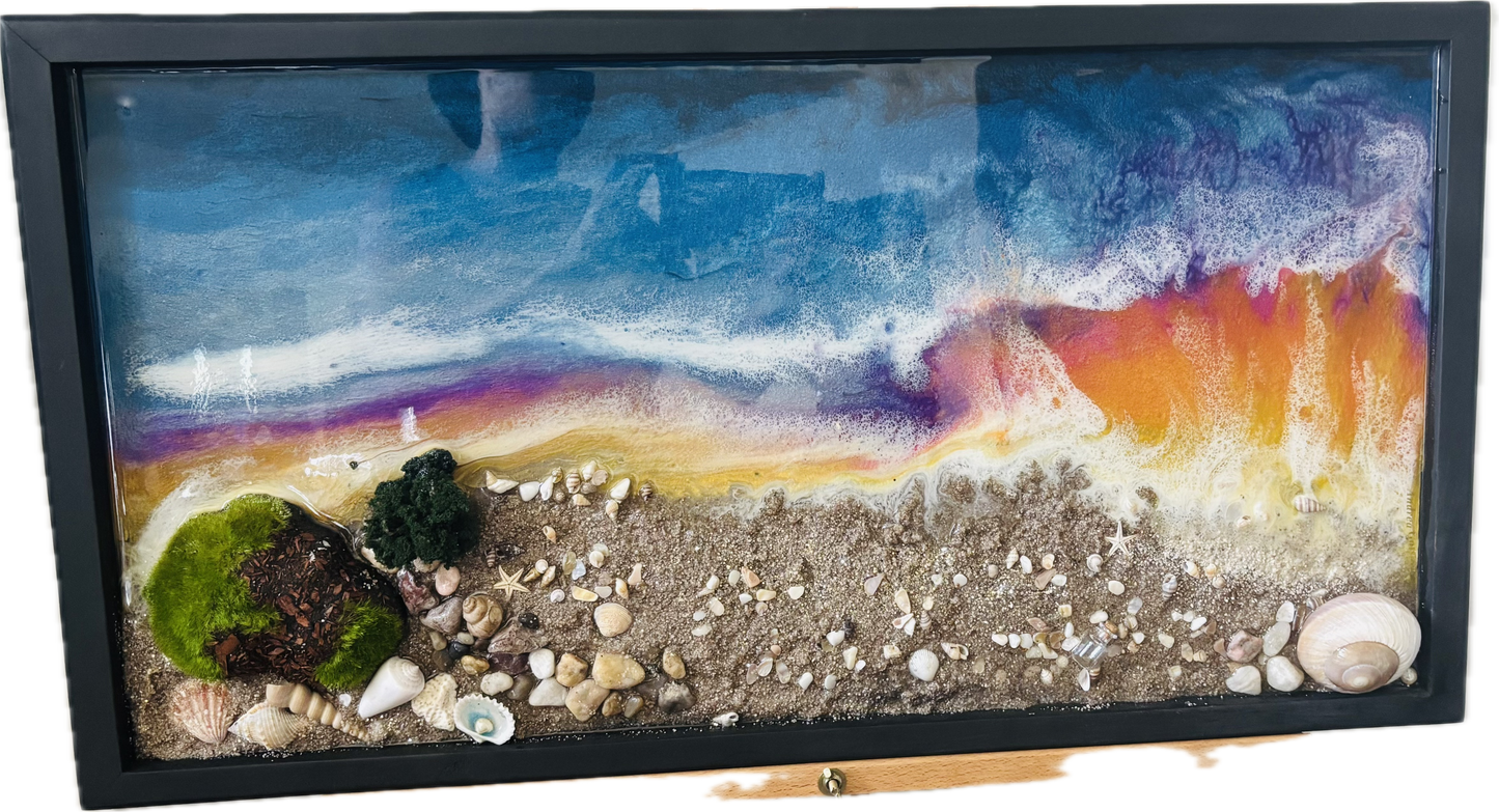 Crashing waves