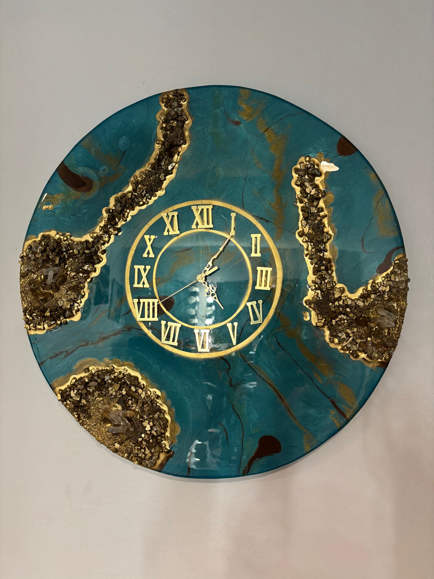 Crystal Clock turquoise