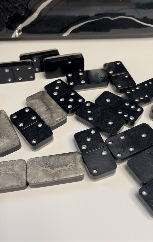 Black and Silver dominoes